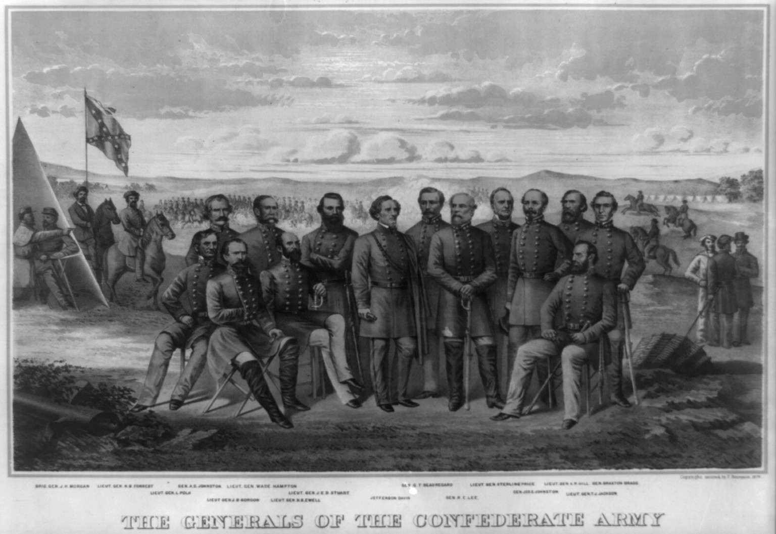 The Generals of the Confederate Army, c1879 Apr. 18. — historic print