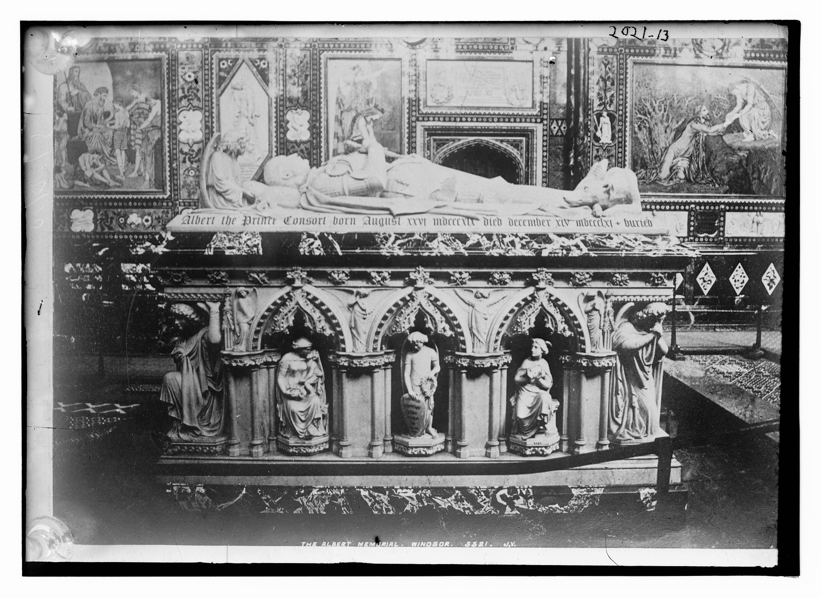 The Albert Memorial, Windsor, Albert's tomb, n/a — historic photograph
