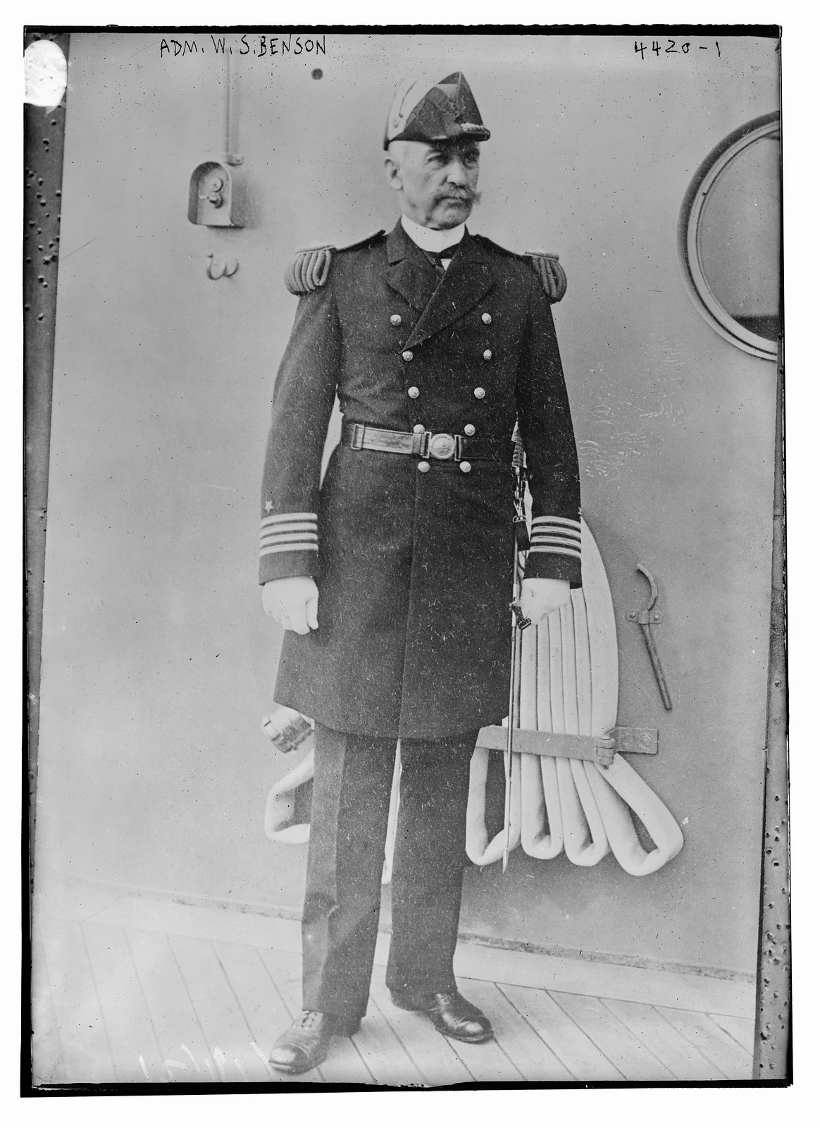 Adm. W.S. Benson, n/a — historic photograph