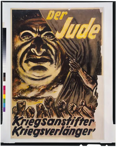 Der Jude; Kriegsanstifter, Kriegsverlänger[er] / [M]jölnir.
