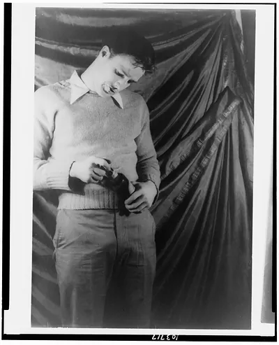 [Portrait of Marlon Brando, in A Streetcar Named Desire]