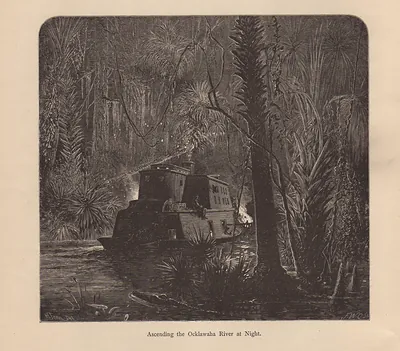 Ascending the Ocklawaha River at Night