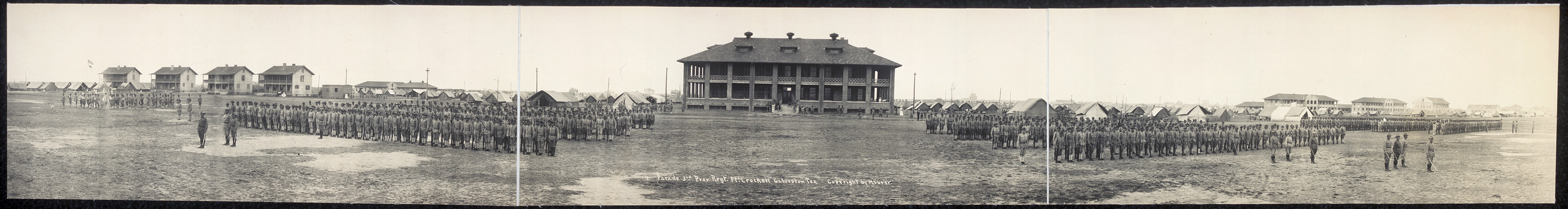 3rd Prov Regt Ft. Crockett Galveston, Texas, 1911, 1911 — historic image