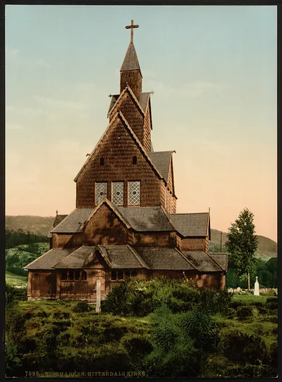 Hitterdals Church Telemarken (i.e Telemark) Norway