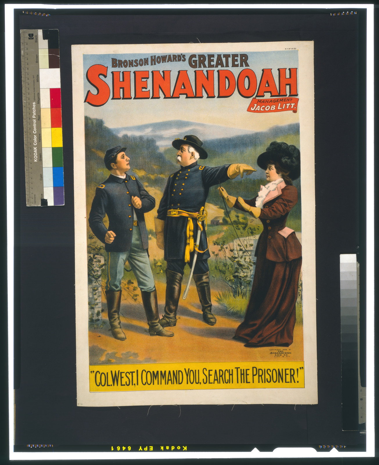 Shenandoah., Cin'ti ; N.Y. : Strobridge Lith. Co., c1898. — vintage poster
