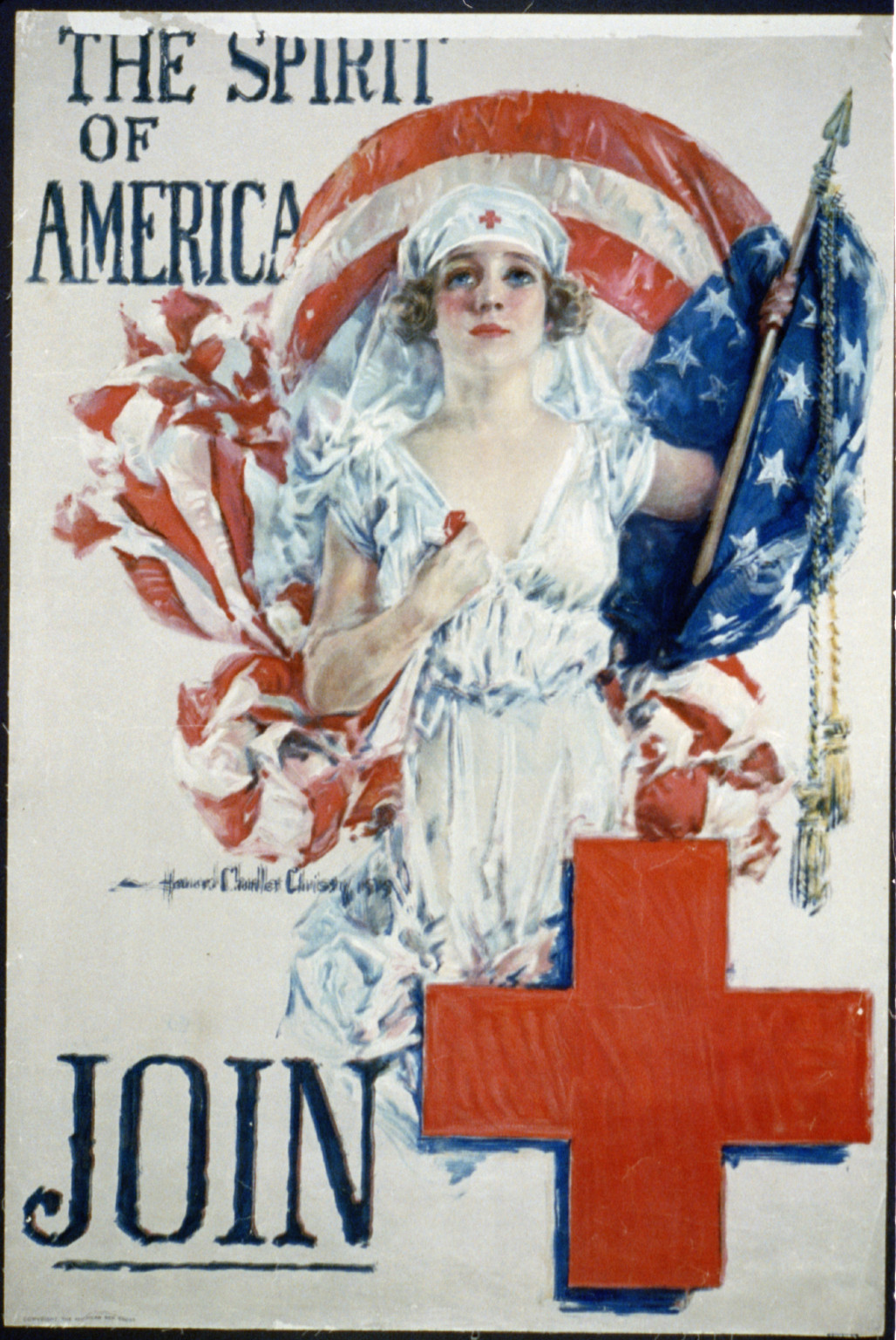 The spirit of America--Join / Howard Chandler Christy 1919 Forbes., 1919 — vintage poster