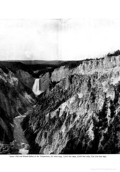 Lower Fall and Grand Canyon of the Yellowstone