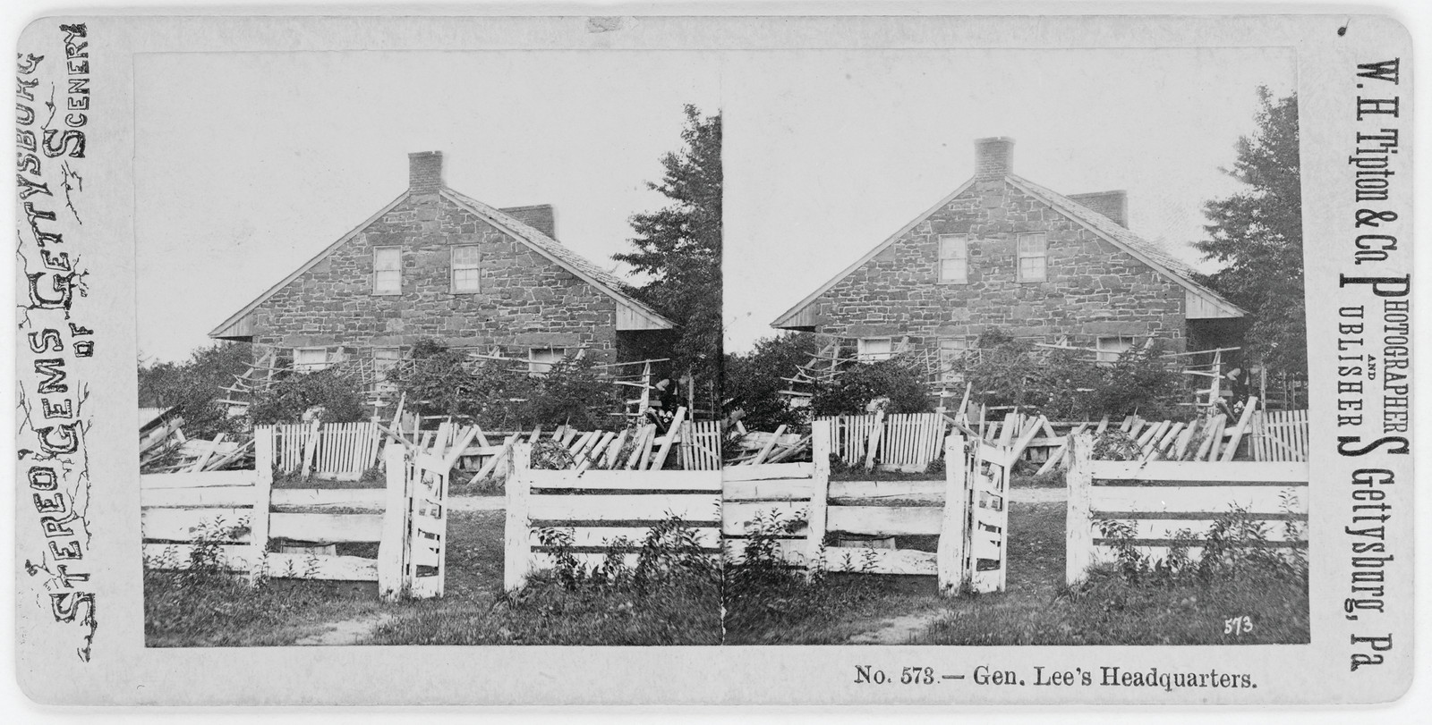 Gen. Lee's headquarters, Gettysburg, Pa. : W.H. Tipton & Co., photographers and publishers, [between 1863 and 1890] — historic photograph