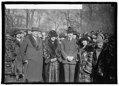 Republican Women of Monmouth County, N.J. with Sen. Edge at W.H. [i.e., White House, Was