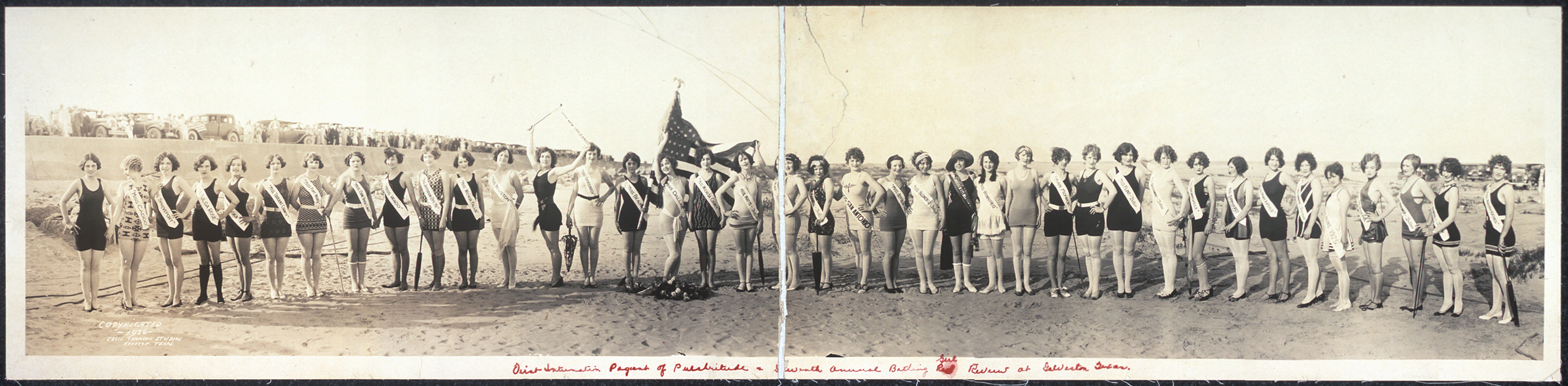 7th Ann Bathing Girl Review Galveston, Texas, 1926, 1926 — historic image