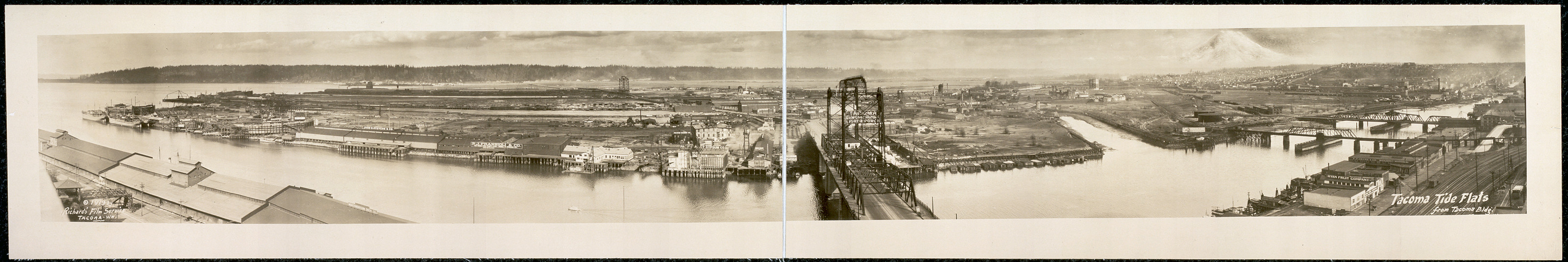 Tacoma from Tacoma Bldg, Washington, 1919, 1919 — historic image