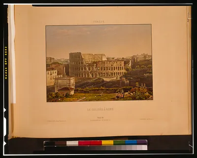Le colisée à Rome / daguérreotype, Lerebours ; Himely sculps.