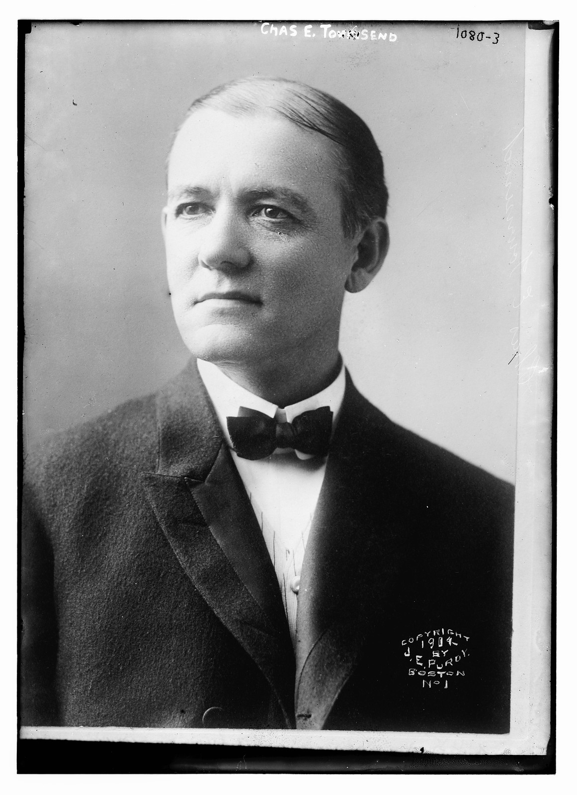 Chas. E. Townsend, J.E. Purdy, Boston / J.E. Purdy, 1904 — historic photograph