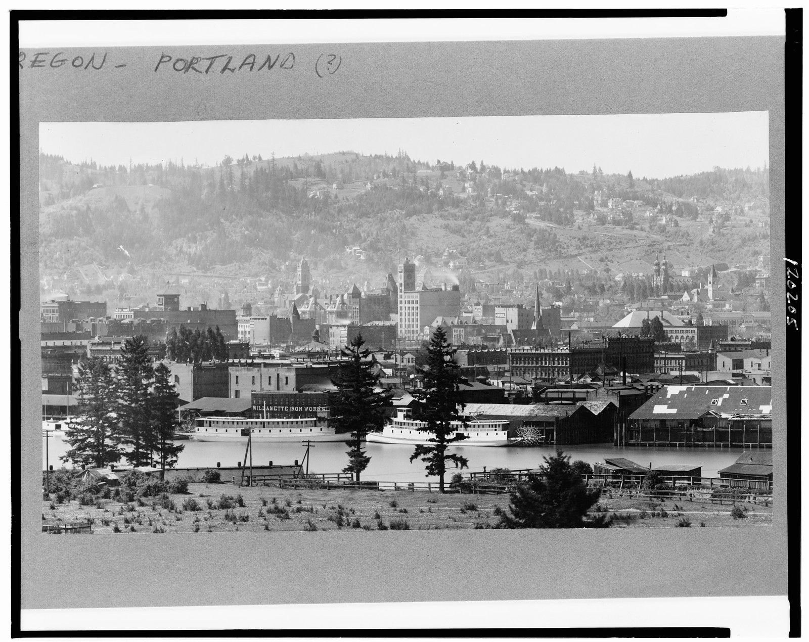 [View of Portland, Oregon], c1898. — historic image