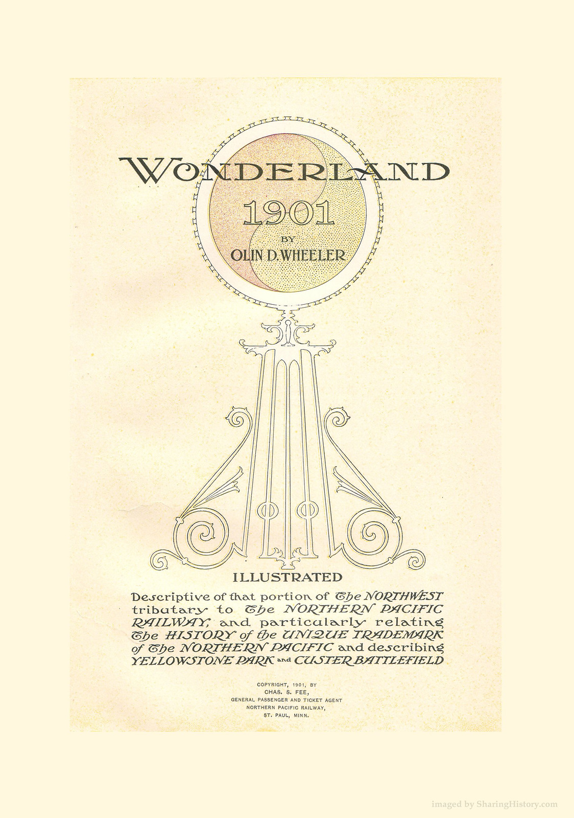 Wonderland 1901 by Olin D. Wheeler, title page — historic image