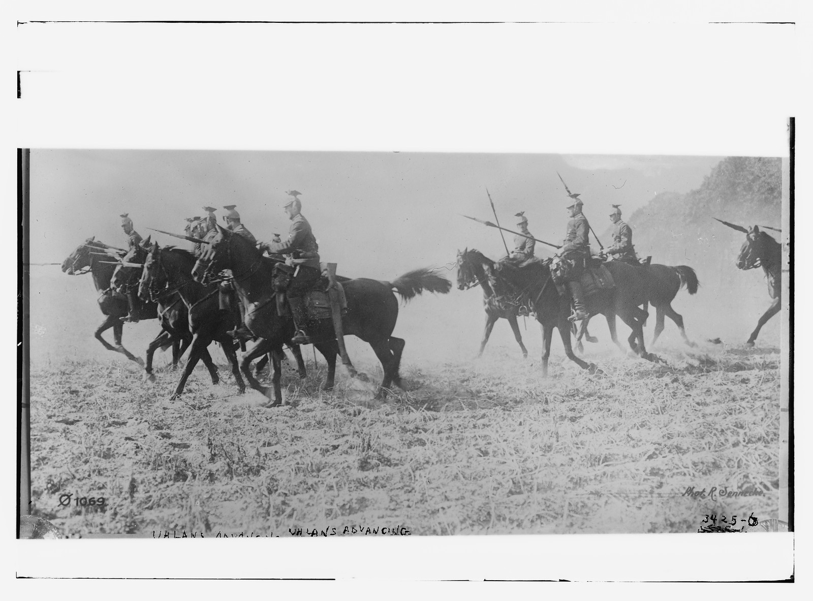 Uhlans advancing, n/a — historic photograph