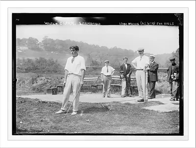 Golf match: Walter Clark, Springfield and Isaac Mackie, Fox Hills