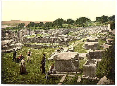 Salona basilica Dalmatia Austro-Hungary