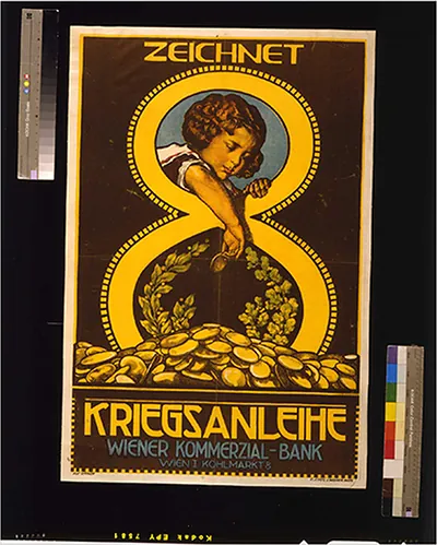 Zeichnet 8 Kriegsanleihe / Alf. Offner.