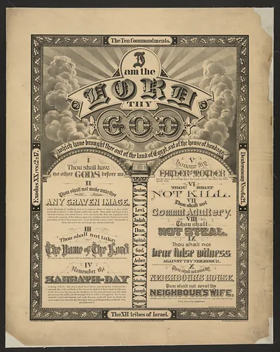 I am the Lord thy God: The Ten Commandments