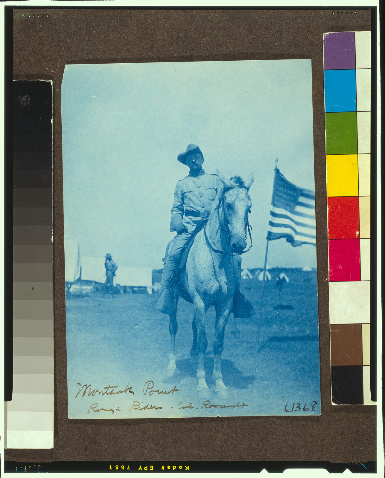 Montauk Point, Rough Riders, Col. Roosevelt, [1898] — historic photograph