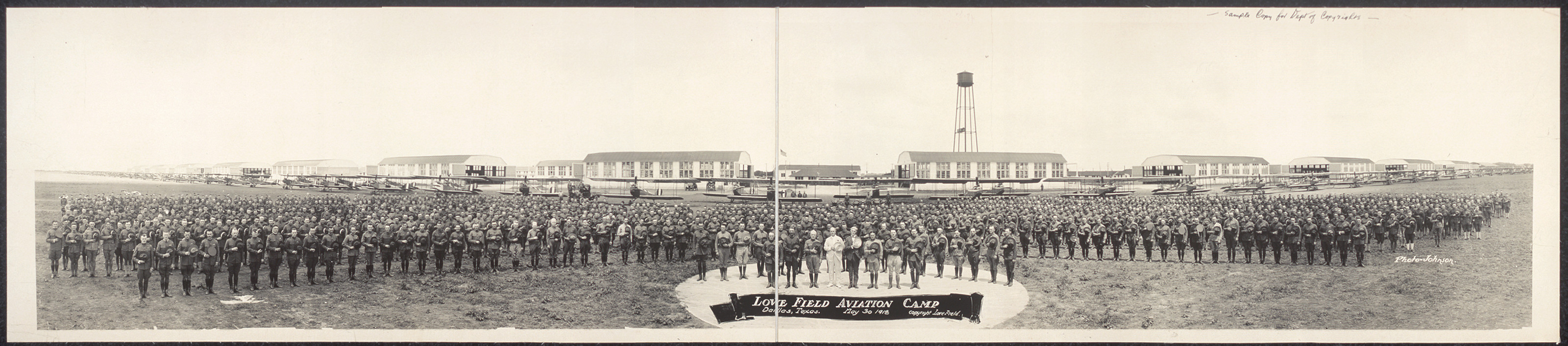 Love Field Aviation Camp, Dallas, Texas, 1918, 1918 — historic image
