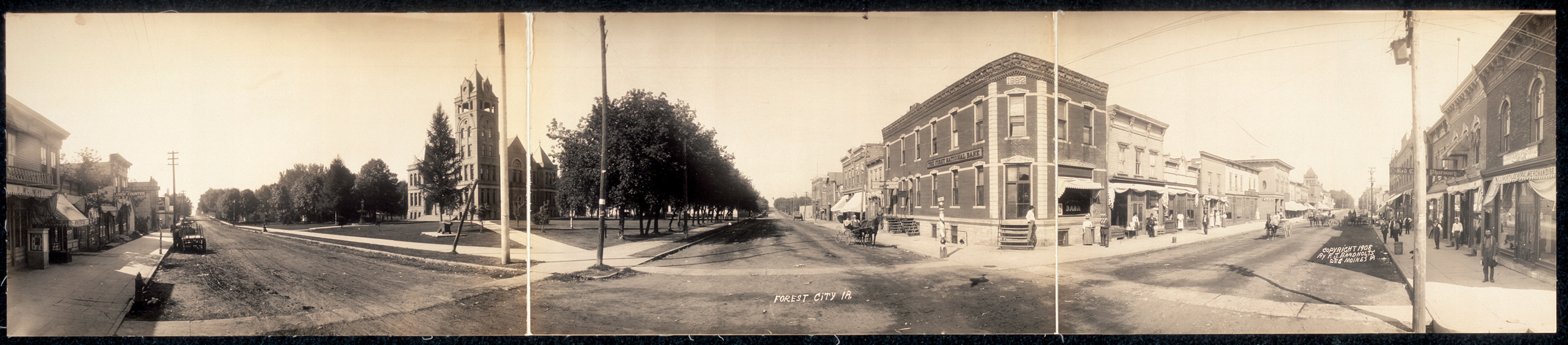 Forest City, Iowa, 1908, 1908 — historic image