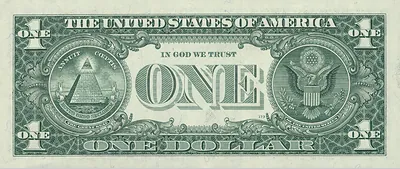 US One Dollar Bill