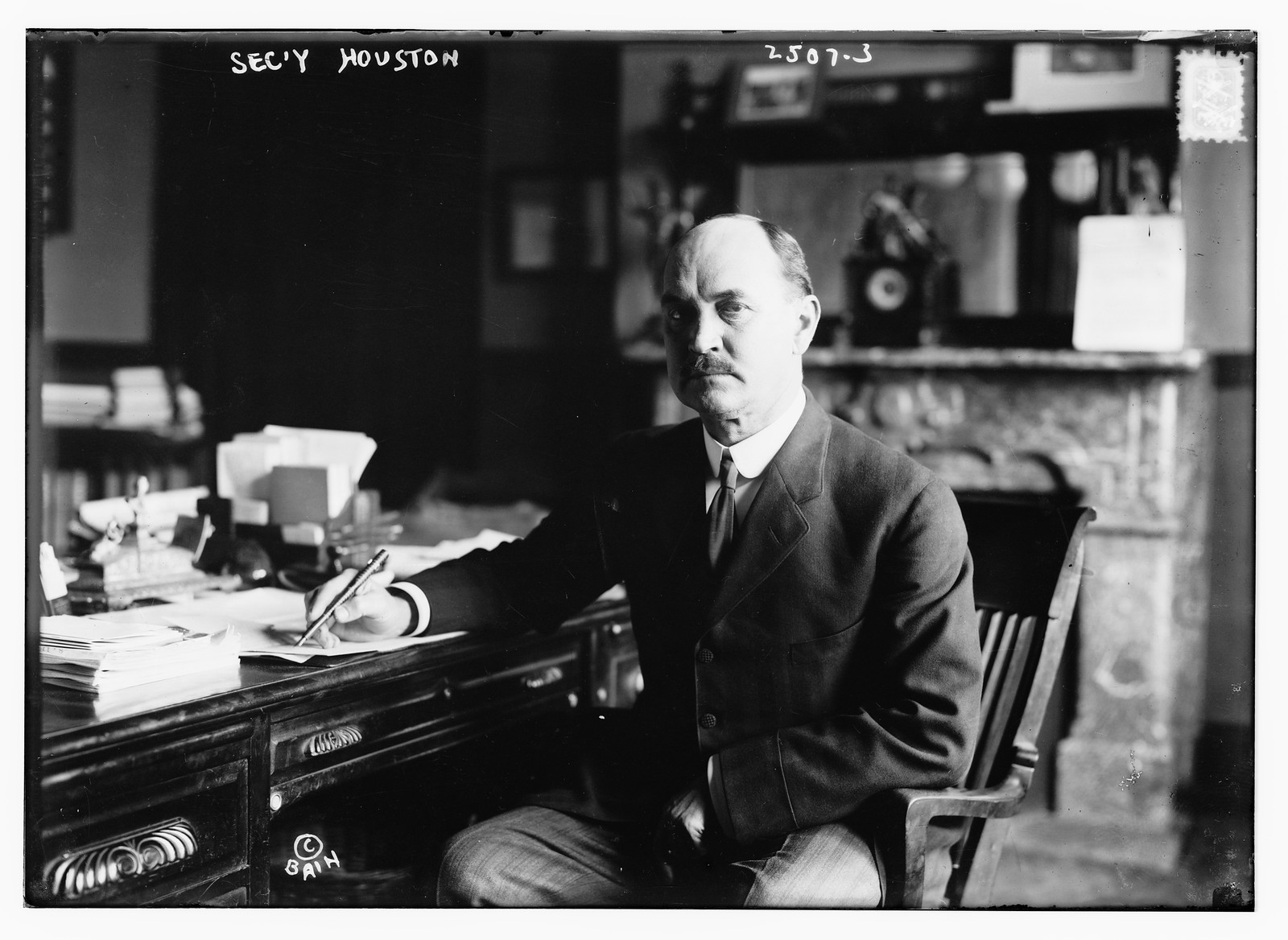 Sec'y Houston, n/a — historic photograph