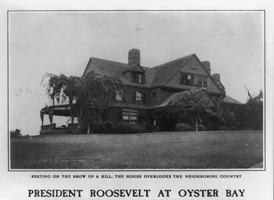 Resting on a brow of a hill, the house overlooks the neighboring country