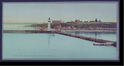 Light house and Fort Ontario, Oswego