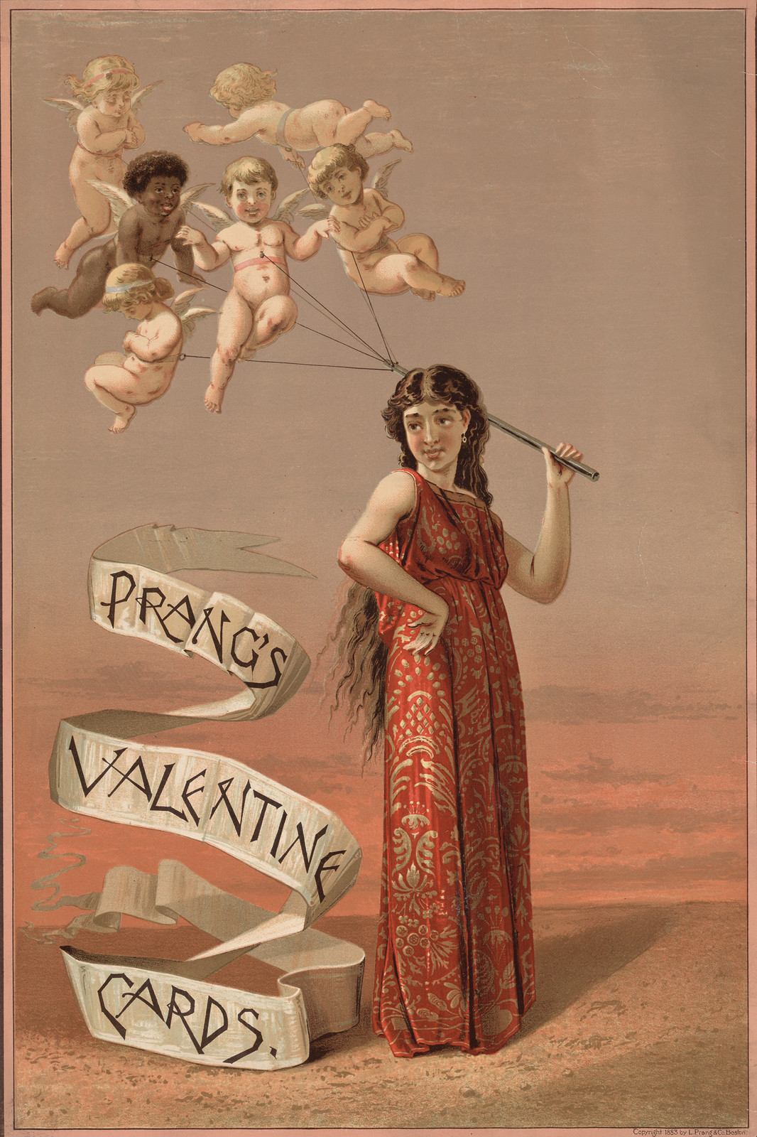 Prang's Valentine Cards, 1883 — historic image
