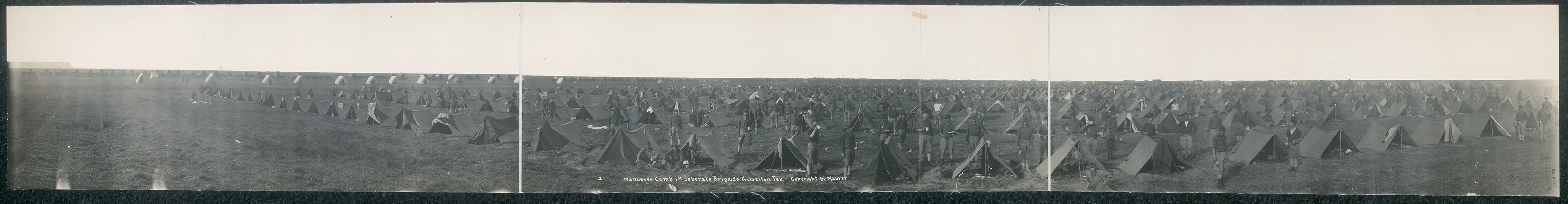 Manoever camp Galveston, Texas, 1911, 1911 — historic image
