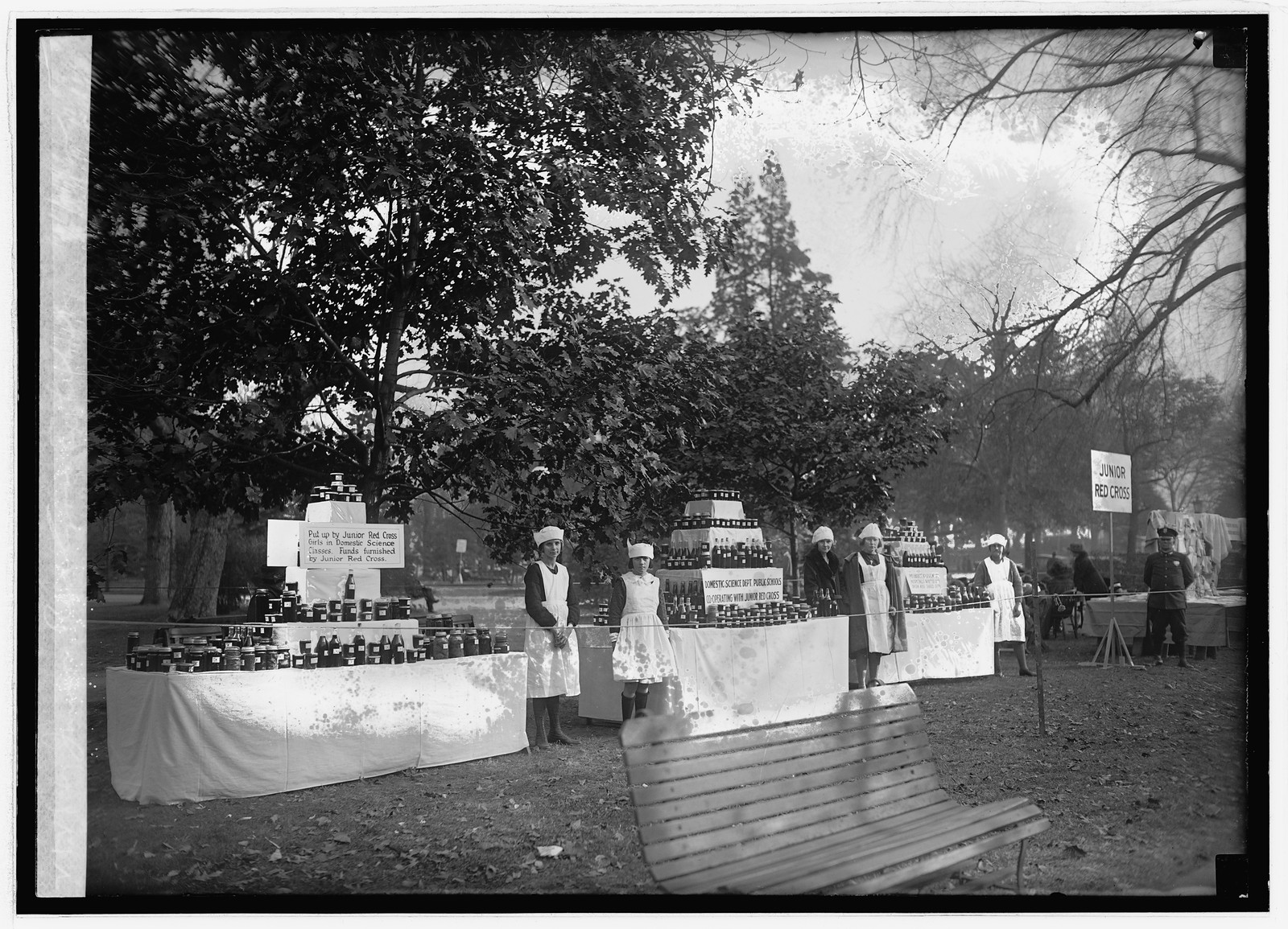 Junior Red Cross exhibit, 11/11/22, [19]22 November 11. — historic photograph