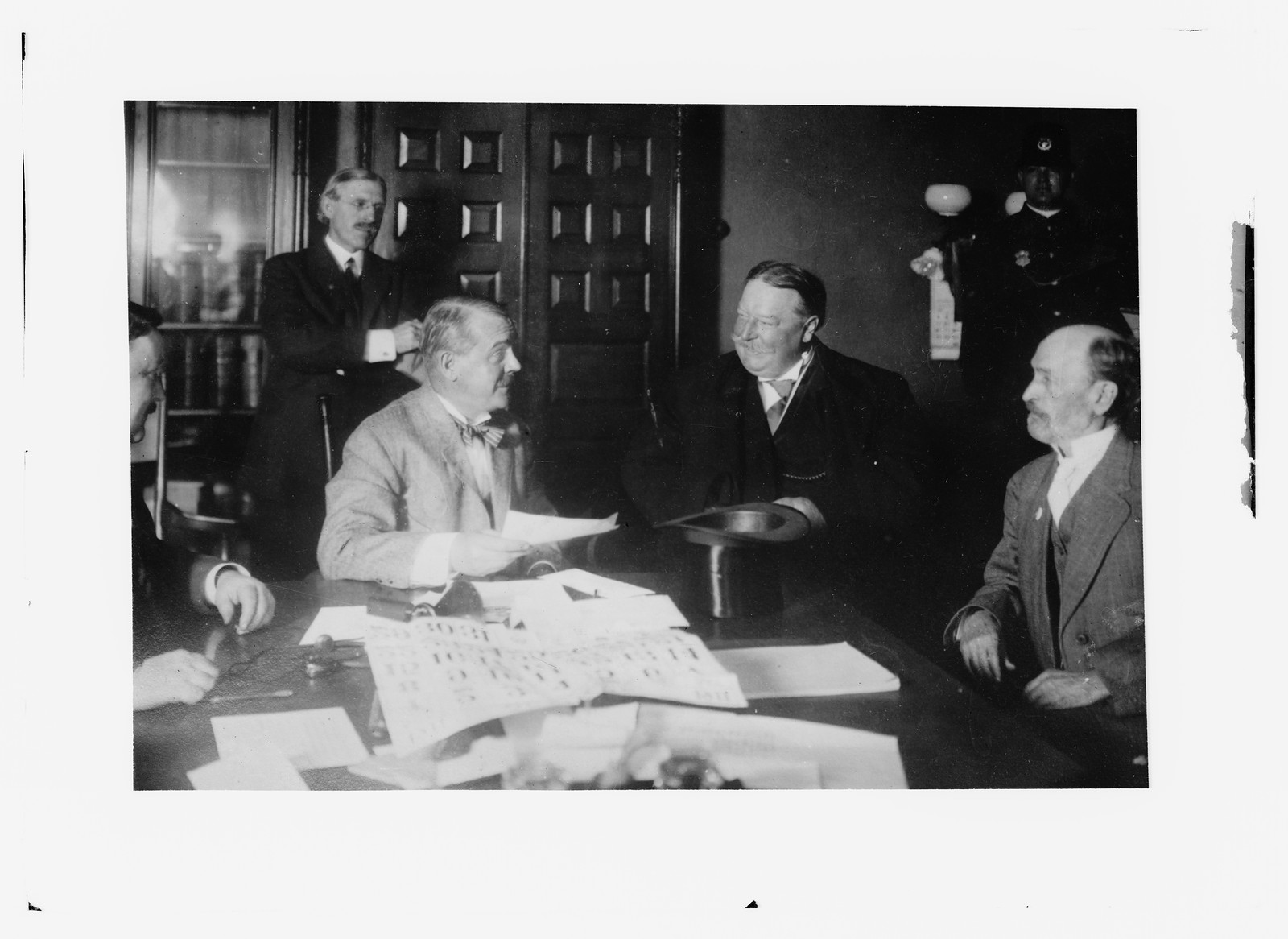Taft registering, n/a — historic photograph