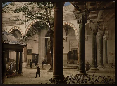 Sultan Bajazids (i.e. Beyazits) mosque Constantinople Turkey