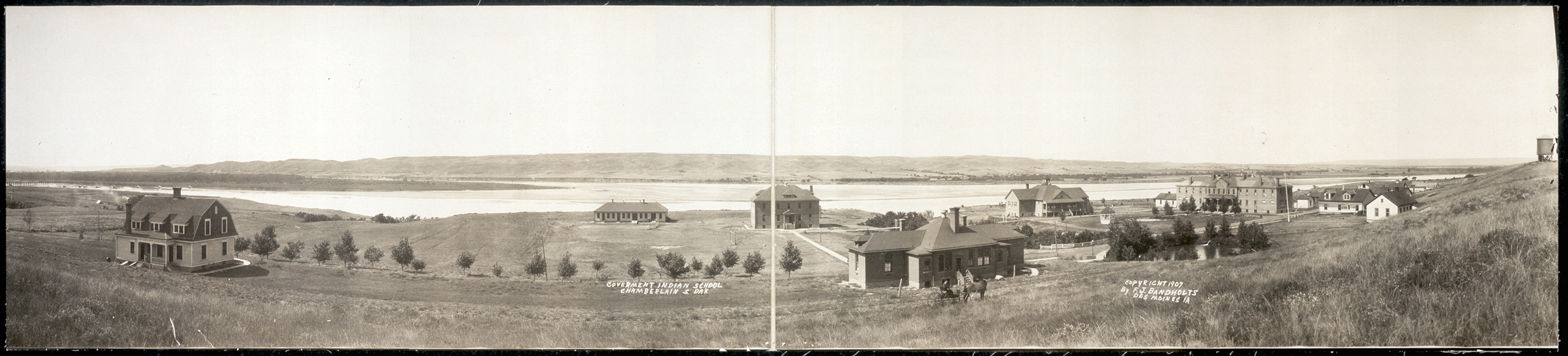 Indian School, Chamberlain, North Dakota, 1907, 1907 — historic image