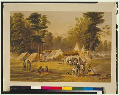 Confederate camp" during the late American war"