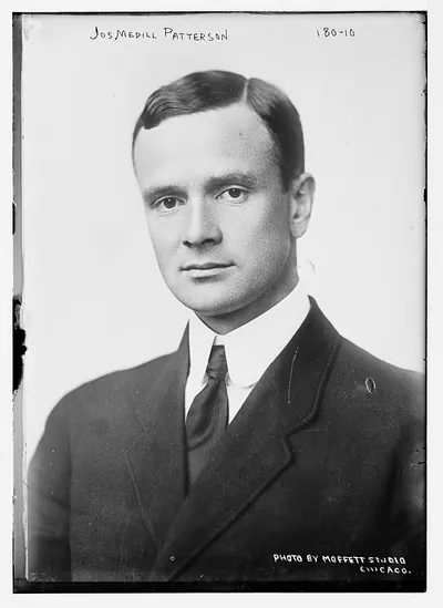 Jos. Medill Patterson, portrait bust, Moffett Studio, Chicago / Moffett Studio