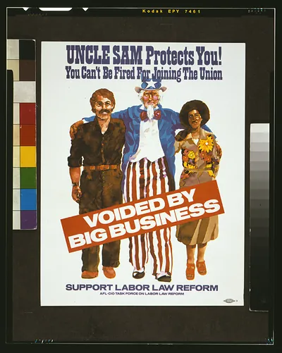 Uncle Sam protects you! : you can't be fired for joining the union