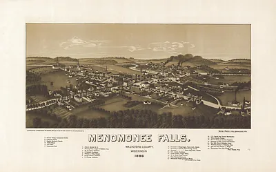 WI Menomonee 1886 MAP