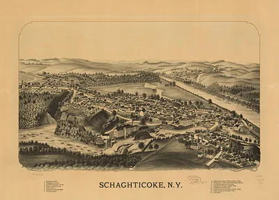 Schaghticoke, New York, 1889