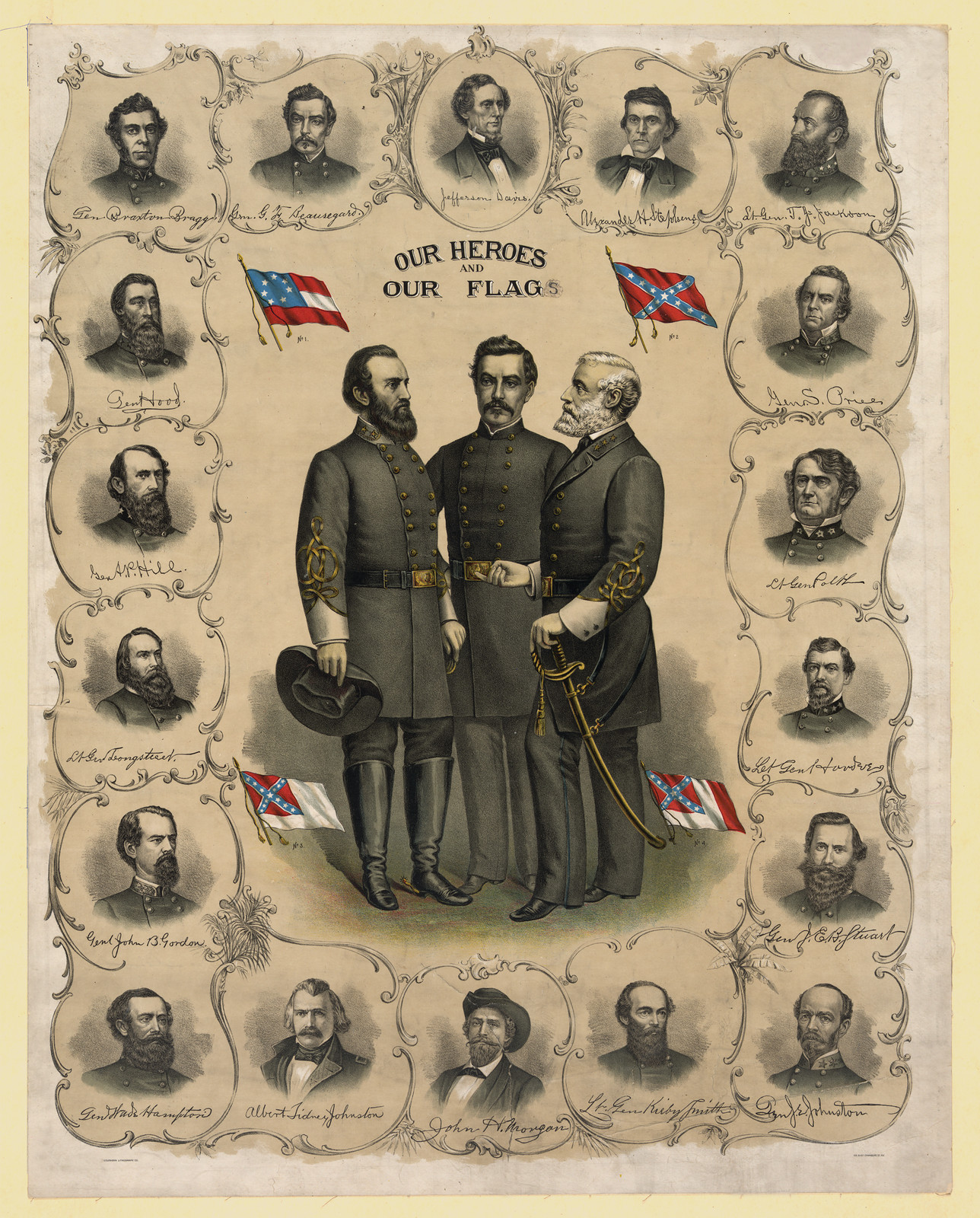 Our Heroes and Our Flags — historic image