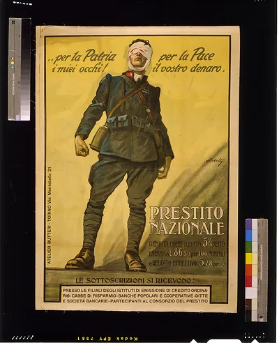 Per la Patria i mieli occhi! Per la Pace il vosto denaro. Prestito Nazionale / A. Ortelli.