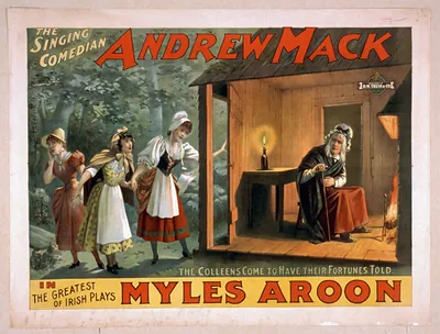 The singing comedian Andrew Mack in the greatest of Irish plays Myles Aroon
