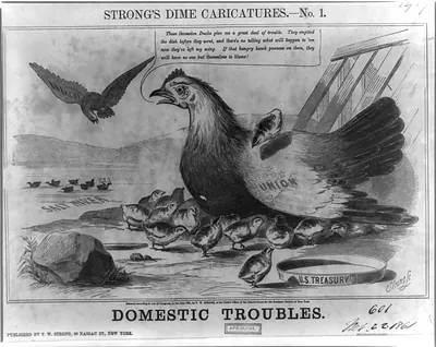 Strong's dime caricatures. No. 1, Domestic troubles
