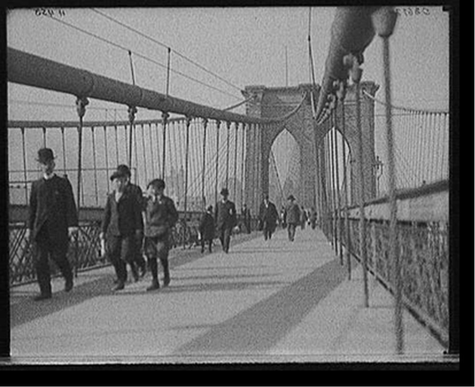 [New York, N.Y. Brooklyn Bridge], [between 1909 and 1910] — historic photograph