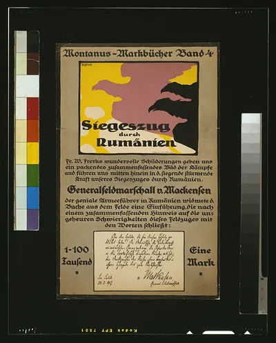 Siegeszug durch Rumanien / Blank.
