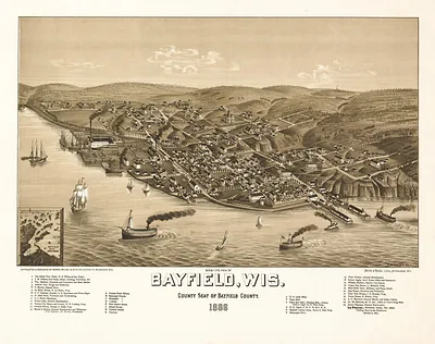 Bayfield, Wisconsin, 1886