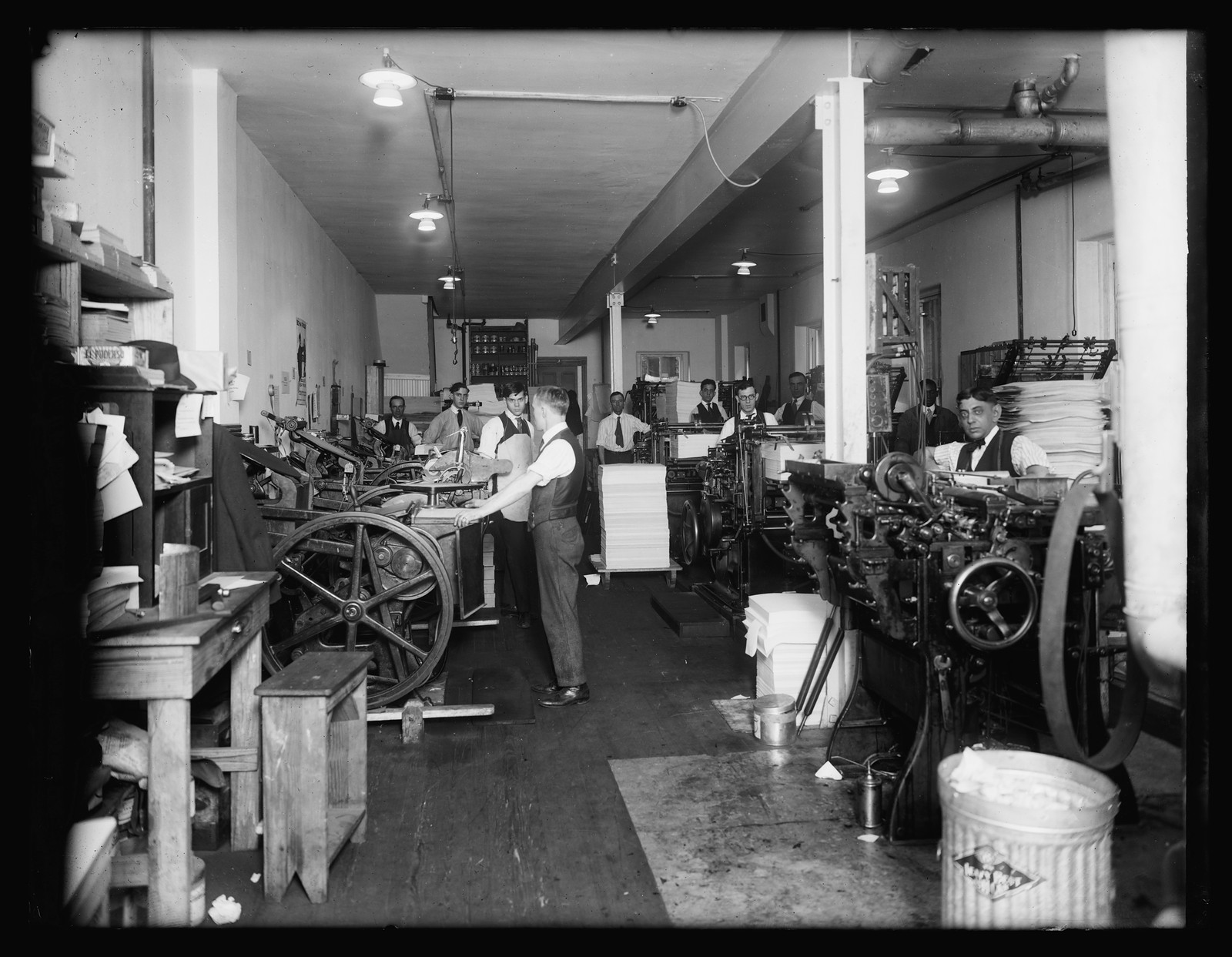 Chas. H. Potter & Co. Printers, Wash., D.C., [between 1910 and 1935] — historic photograph